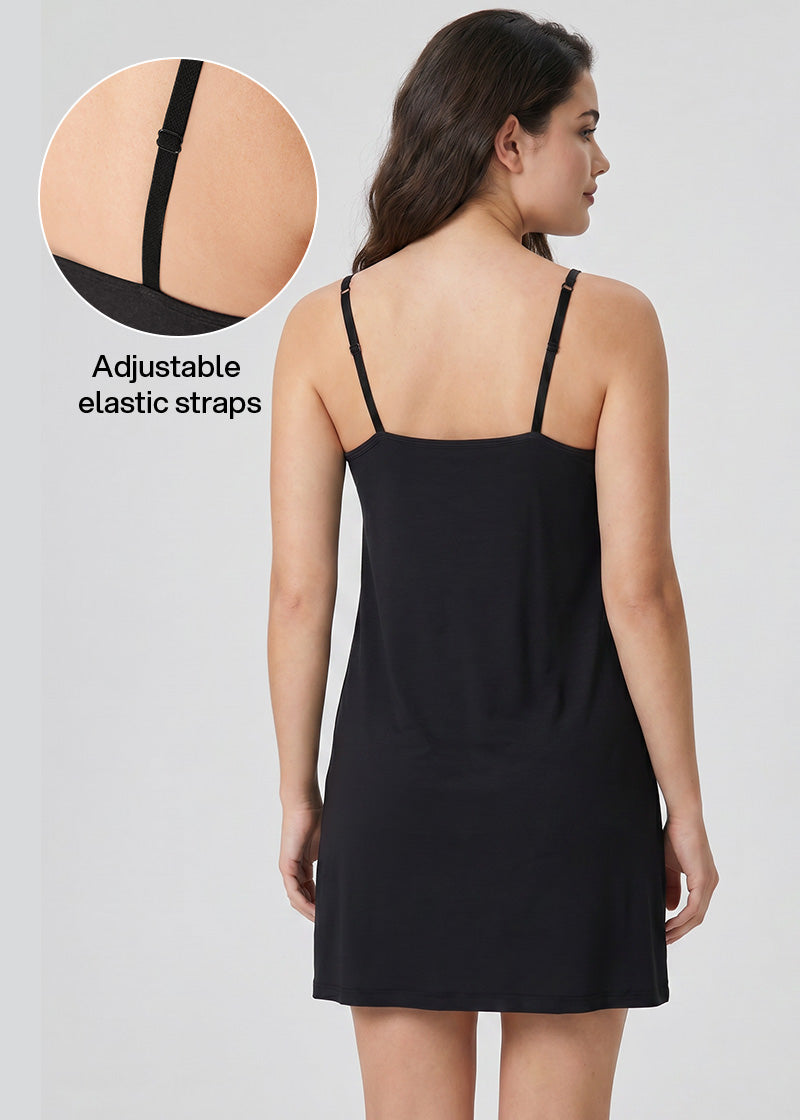 Women's Supersoft Sleep Slip Dress with Stretch Comfort