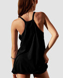 LilyLove® Casual Sleeveless Mini Dress With Built-In Shorts