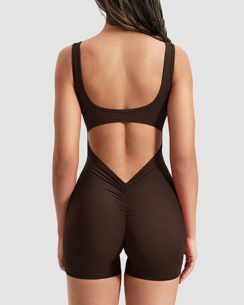 Lilylove® Crinkle-Butt Jumpsuit for a Curvy, Confidence-Boosting Look