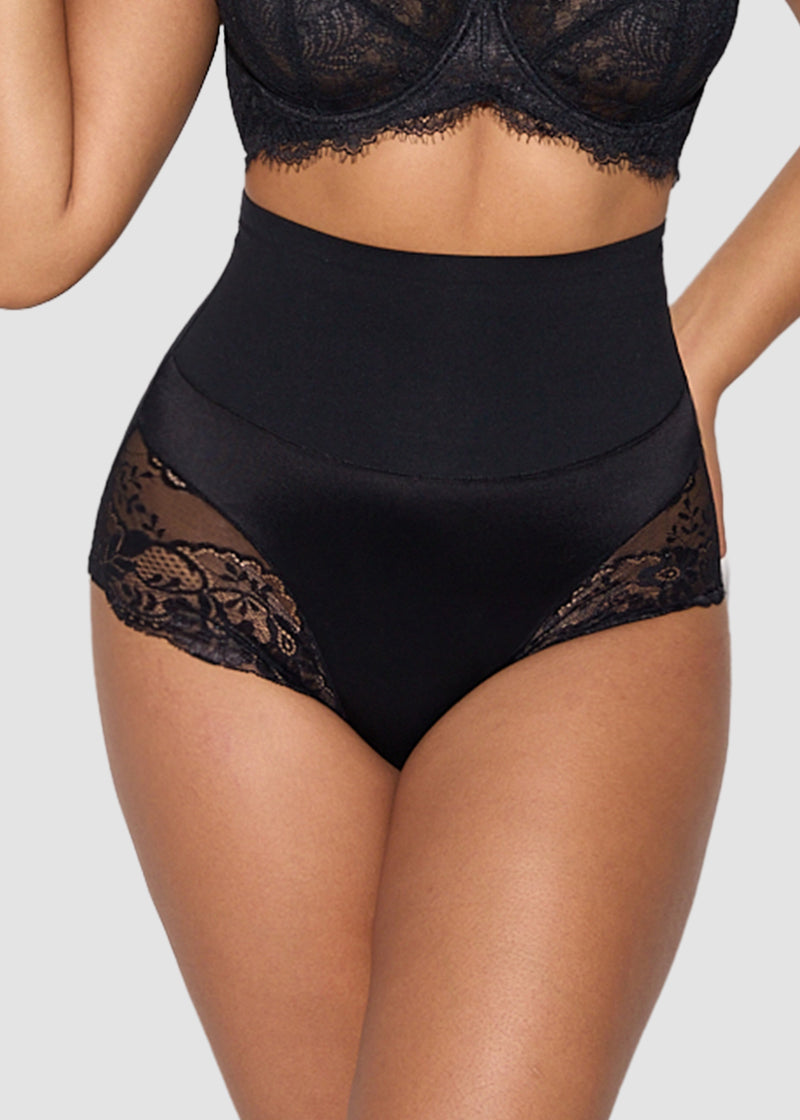 High-Waist Seamless Lace Shaping Panty (3 Pack)
