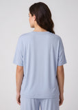 Women's Breathable Pajama Set with T-Shirt & Pocket Pants