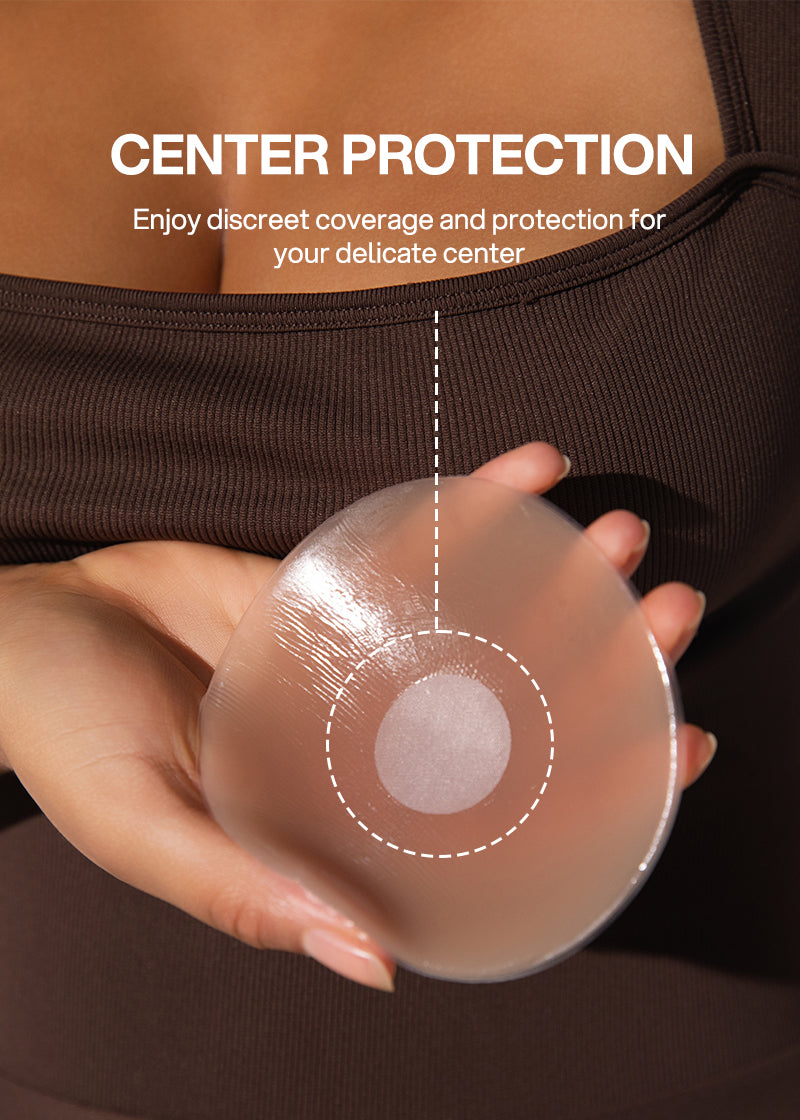 Seamless Non-Adhesive Nip Covers (2 Pairs)