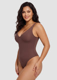 Deep V Sculpting Thong Bodysuit