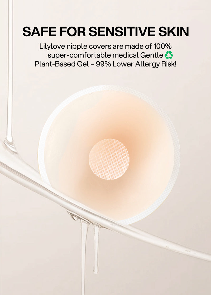 Seamless Non-Adhesive Nip Covers (2 Pairs)