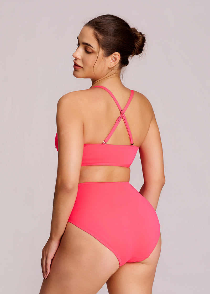 Ruched Tummy Control Bikini Set