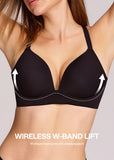 Comfort Wireless Deep V Plunge Bra