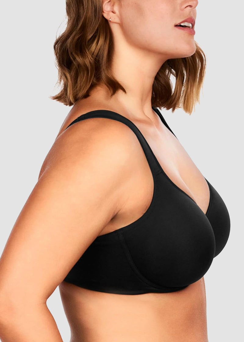 Soft Plus Size Full Coverage Unlined Minimizer Bra