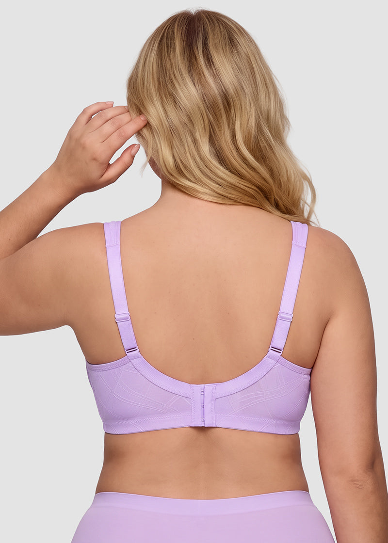 Ultra-Lightweight Full Coverage Cup Jacquard Mesh Comfort Bra