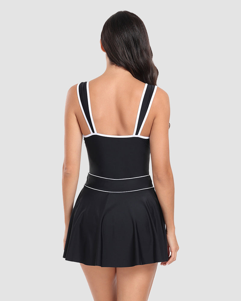 LilyLove® Swim Skirt Two-Piece Set