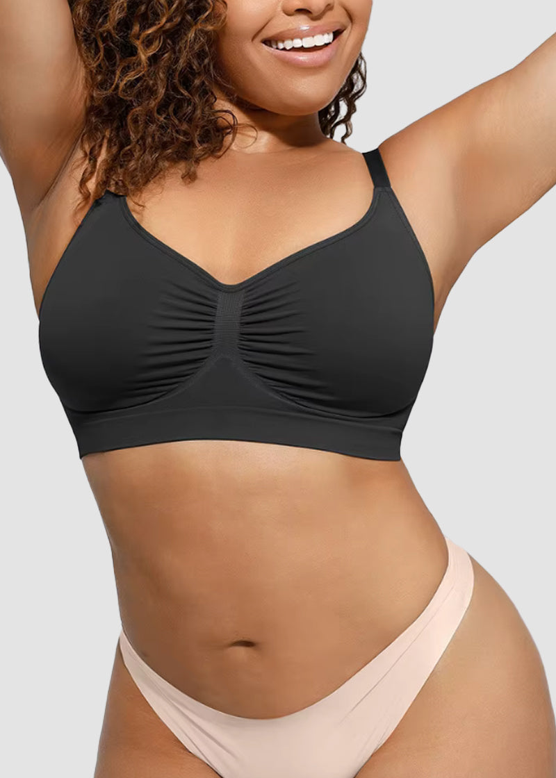Full Coverage Comfort Wireless Sculpt Bra (2 Pcs)