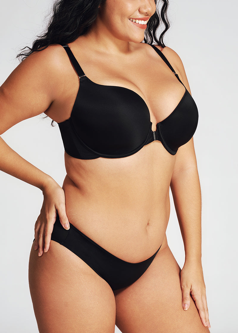 Comfort Front Closure Push Up Bra
