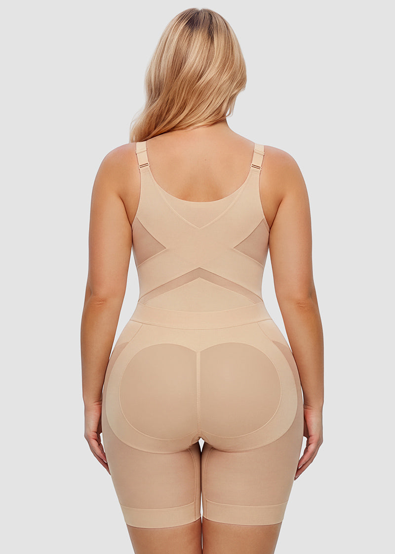 Ultra-Thin Tummy Control Butt Lifter Seamless Body Shaper