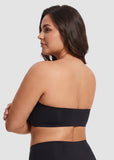 Seamless Strapless Push Up Bra with Front Closure & Removable Straps