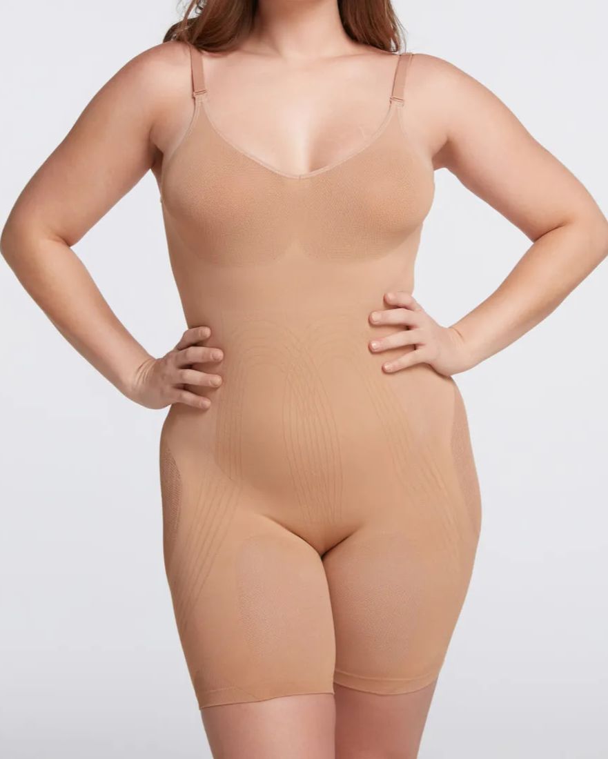 LilyLove® Comfort Mid-thigh Full Bodysuit