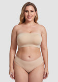 Stay‑Put Wireless Seamless Bandeau Bra