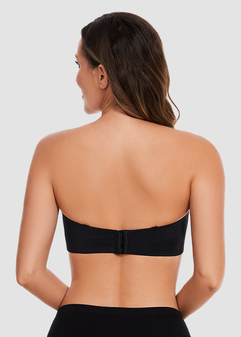 Full Support Non-Slip Convertible Bandeau Bra