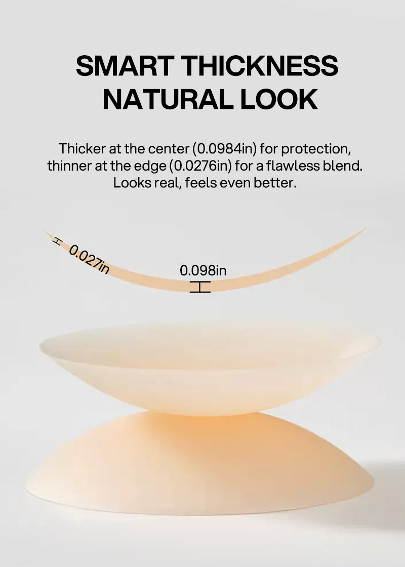 Seamless Non-Adhesive Nip Covers (2 Pairs)