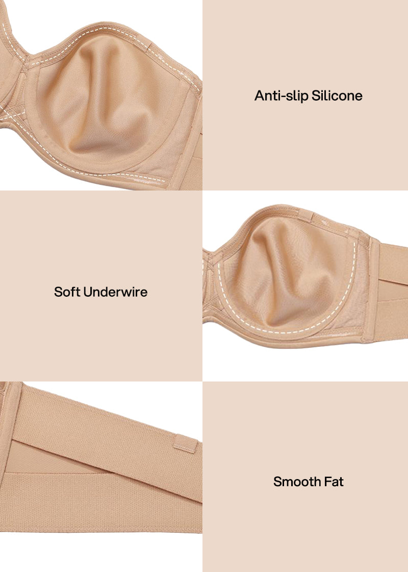 Comfort Support Strapless Bra