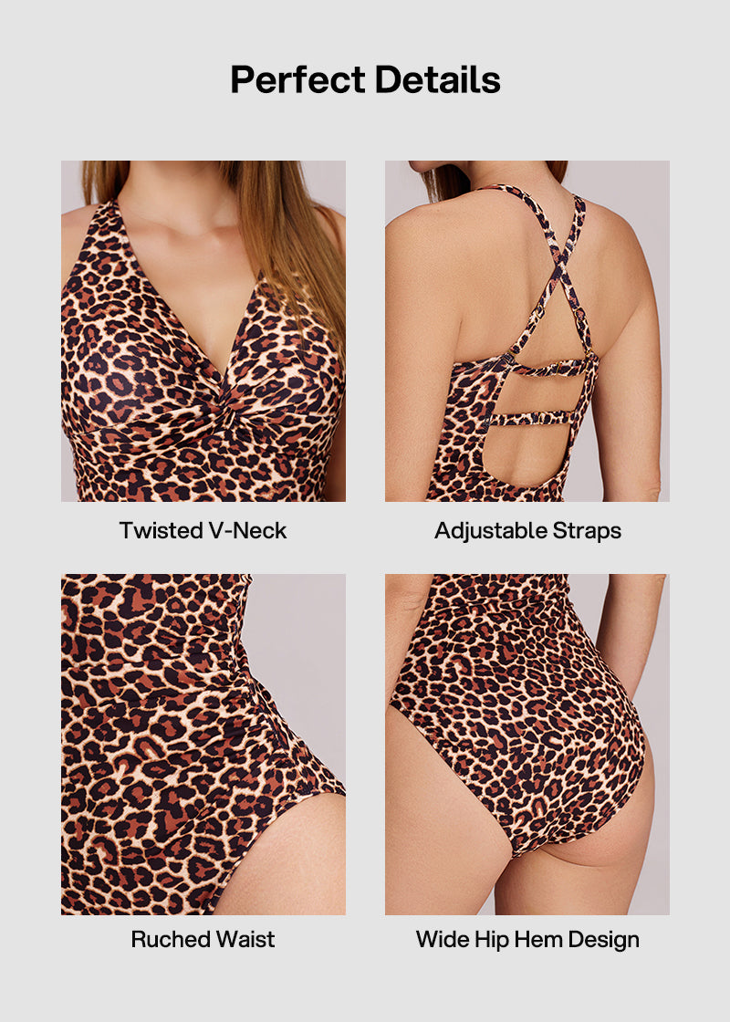 Twist Front Sculpting Shapewear Swimsuit