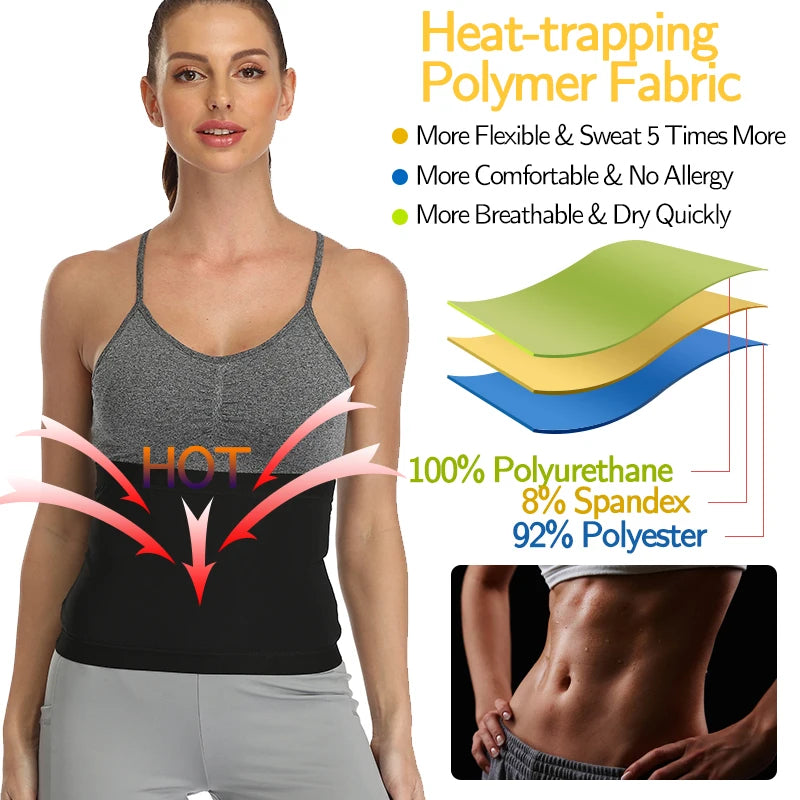 LilyLove® Sweat Waist Trimmer Body Shaper Tummy Control for Women