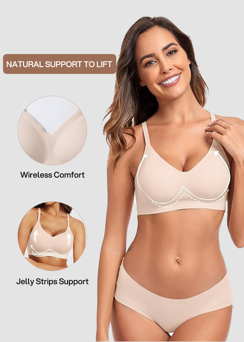 Seamless Soft Support Push Up Bra
