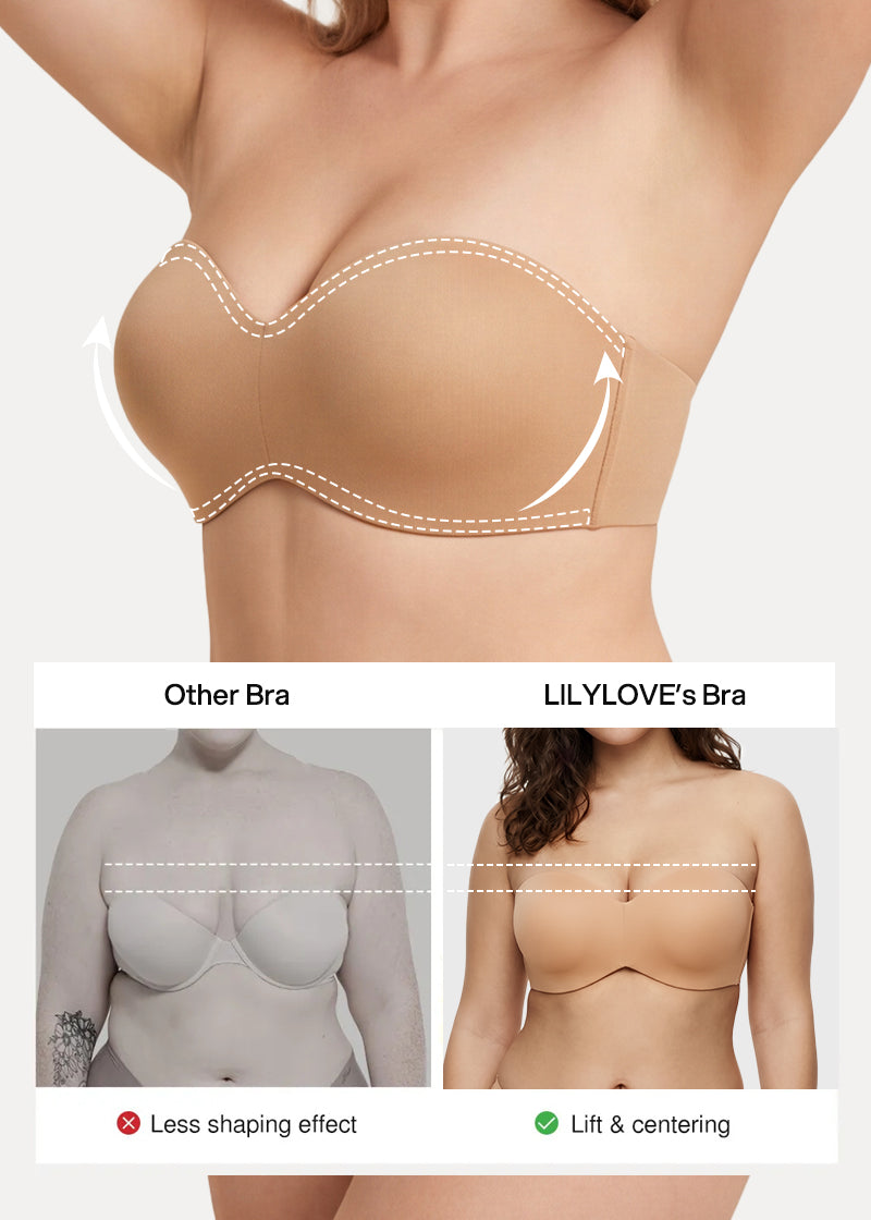 Comfort Support Strapless Bra
