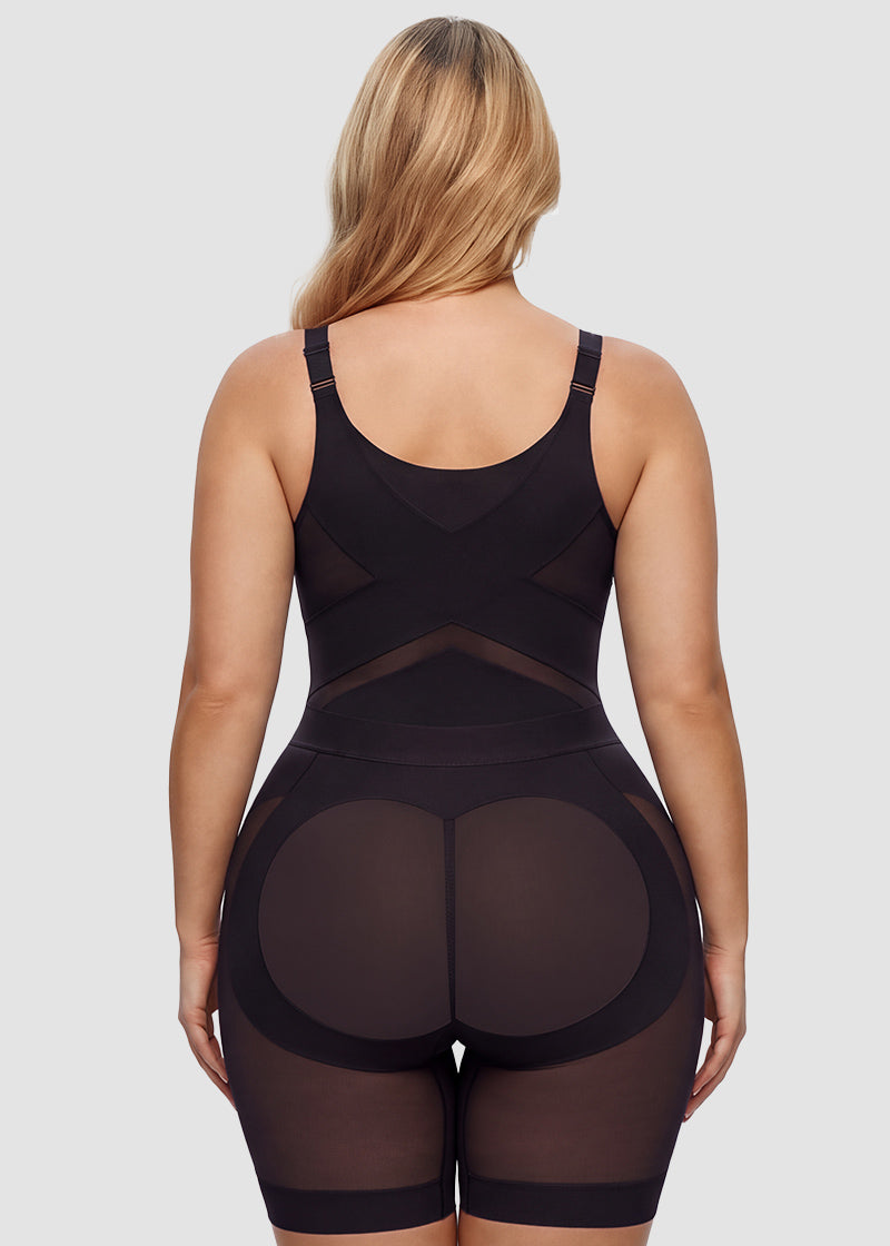 Ultra-Thin Tummy Control Butt Lifter Seamless Body Shaper
