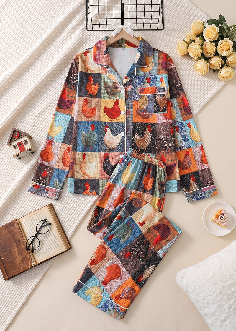 Women’s Check Print 2-Piece Pajama Set with Short & Long Sleeve Options