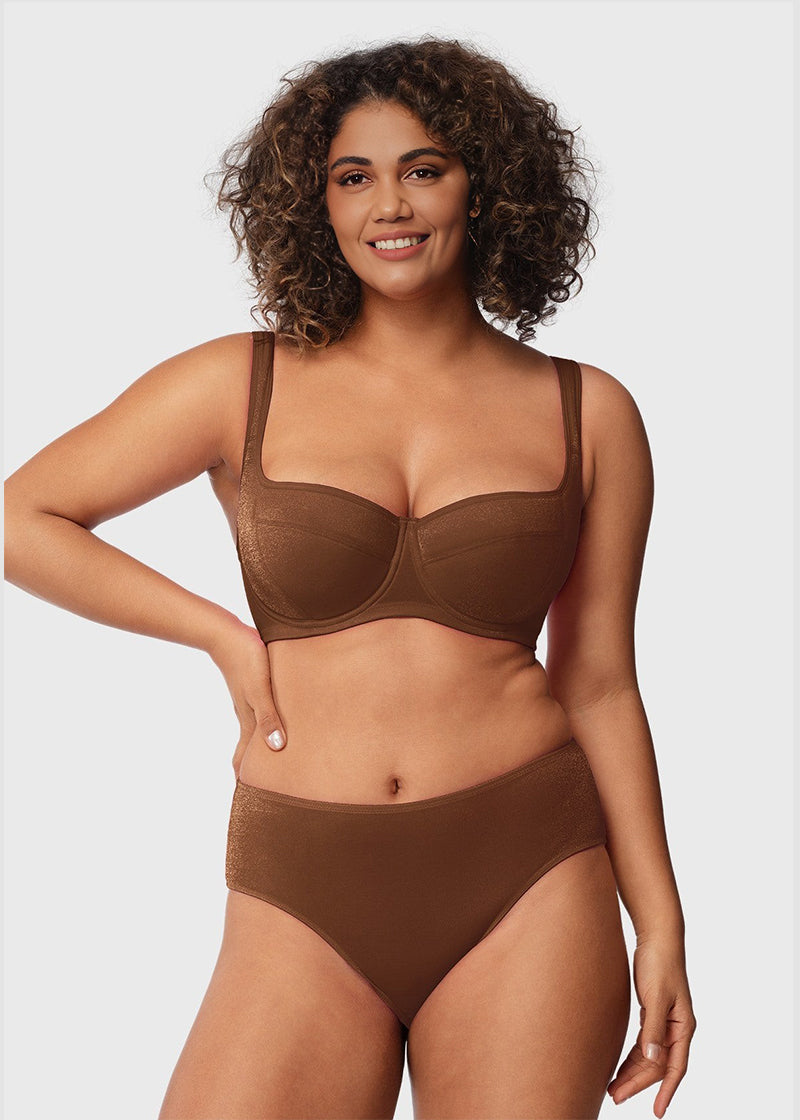 Shimmer Lightly Padded Balconette Bra