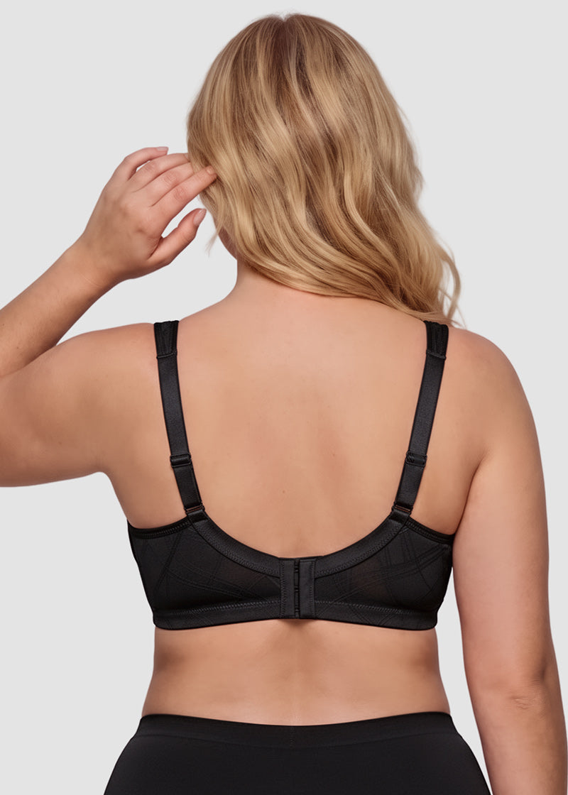Ultra-Lightweight Full Coverage Cup Jacquard Mesh Comfort Bra