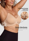 Full Coverage External Underwire Sports Bra