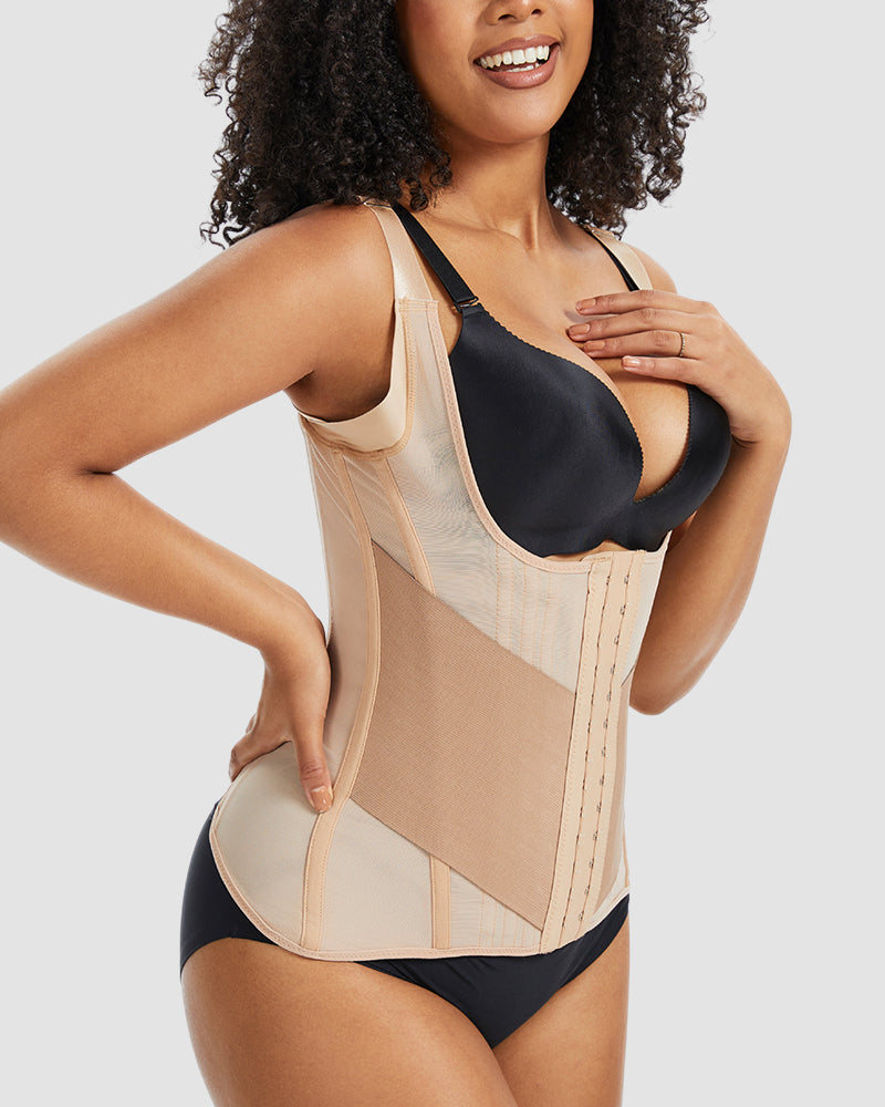 PowerMesh Double-Layer Waist Trainer Shapewear