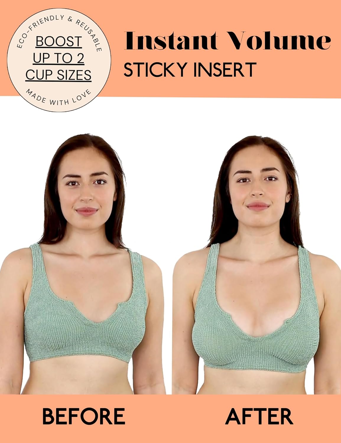 LilyLove® Instant Boost Sticky Bra Inserts