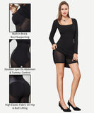 LilyLove® 2 in 1 360° Built-in Curvy Slim Tummy Compression Slimming Long Sleeve Shaper Dress