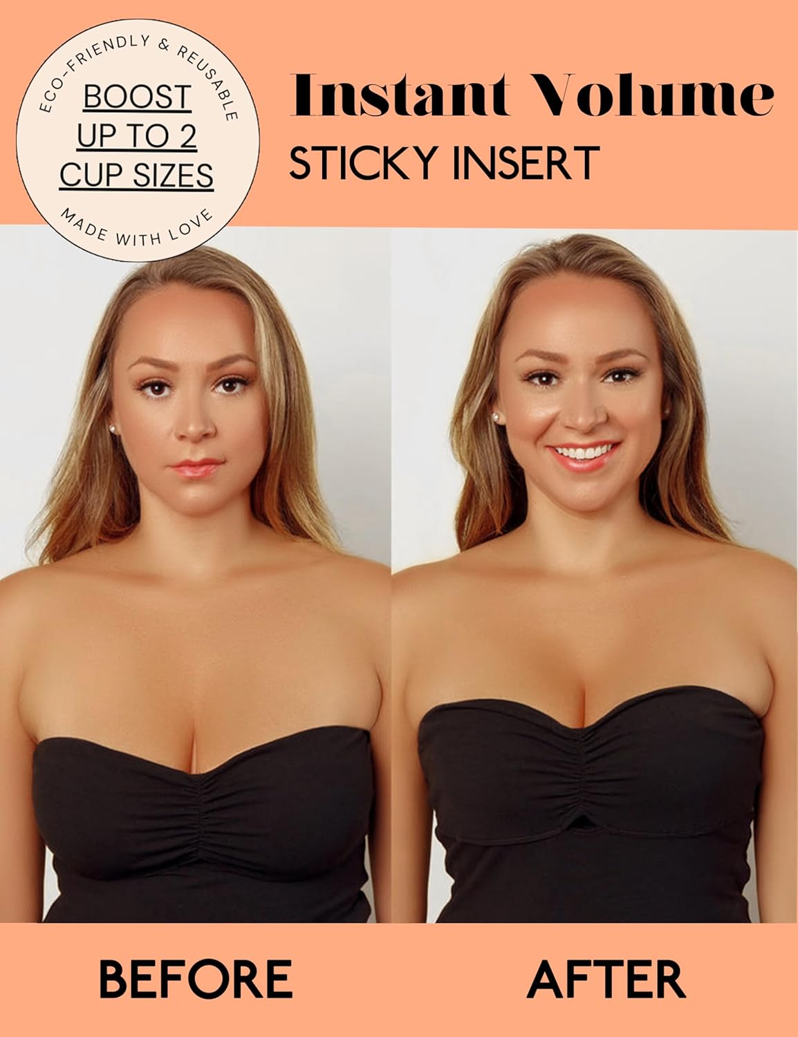 LilyLove® Instant Boost Sticky Bra Inserts