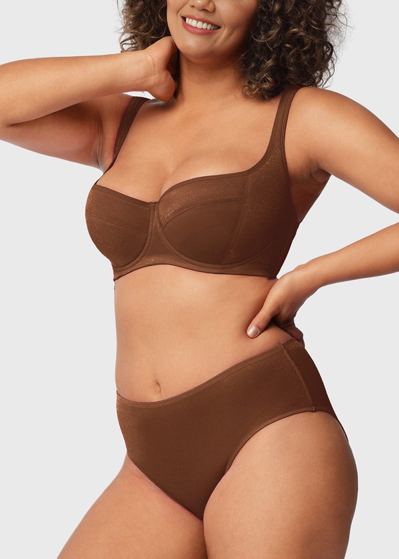 Shimmer Lightly Padded Balconette Bra