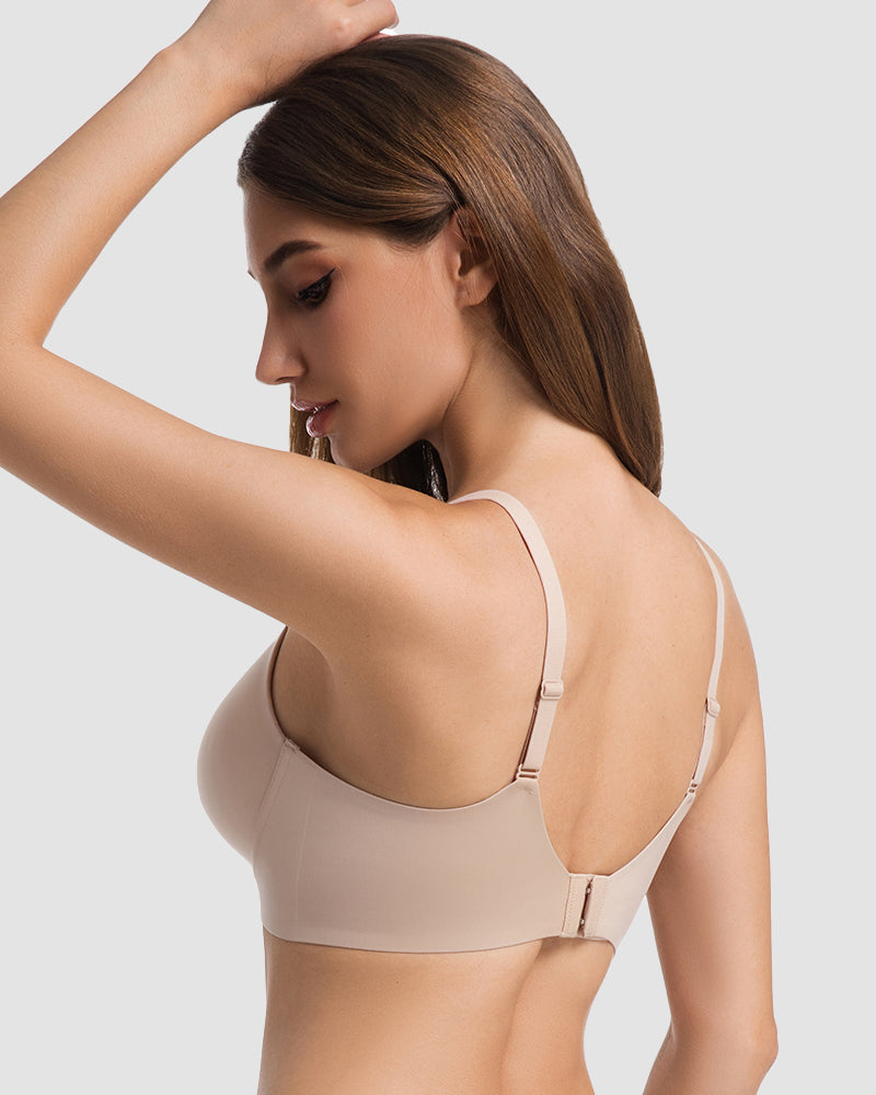 Comfort Wireless Deep V Plunge Bra