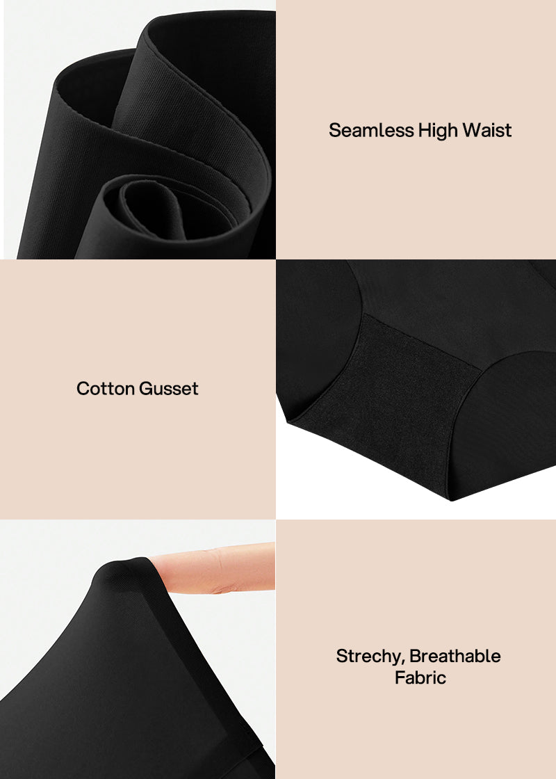 Seamless High-Waist Shaping Panty(5 Pack)