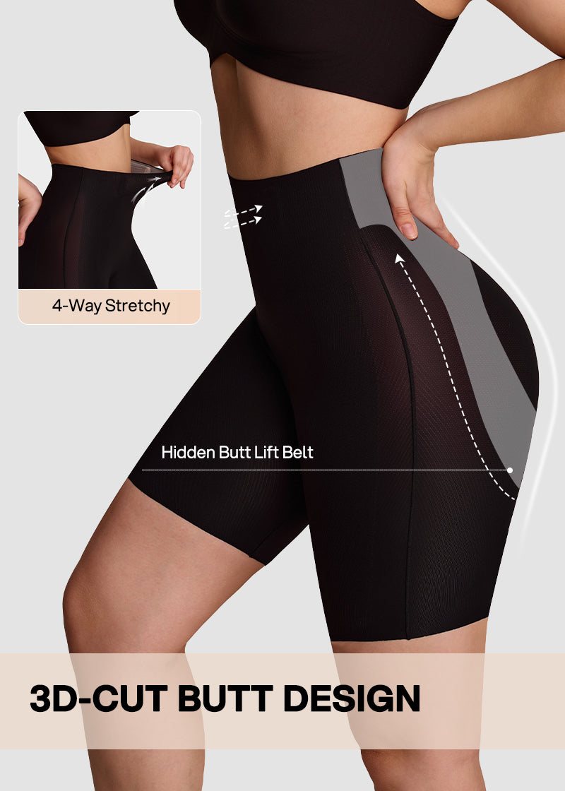 Cooling High-Waist Sculpting Shapewear Shorts