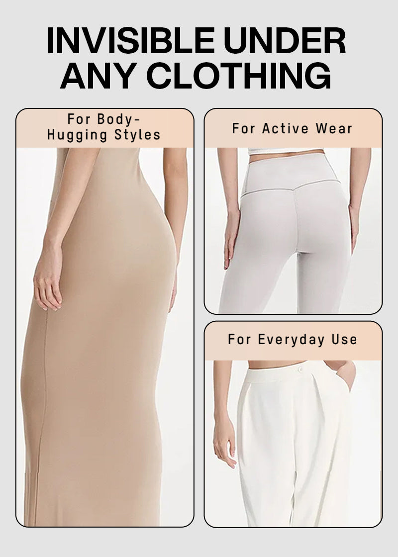 High-Waist Checkered Sculpting Panties (6 Pack)