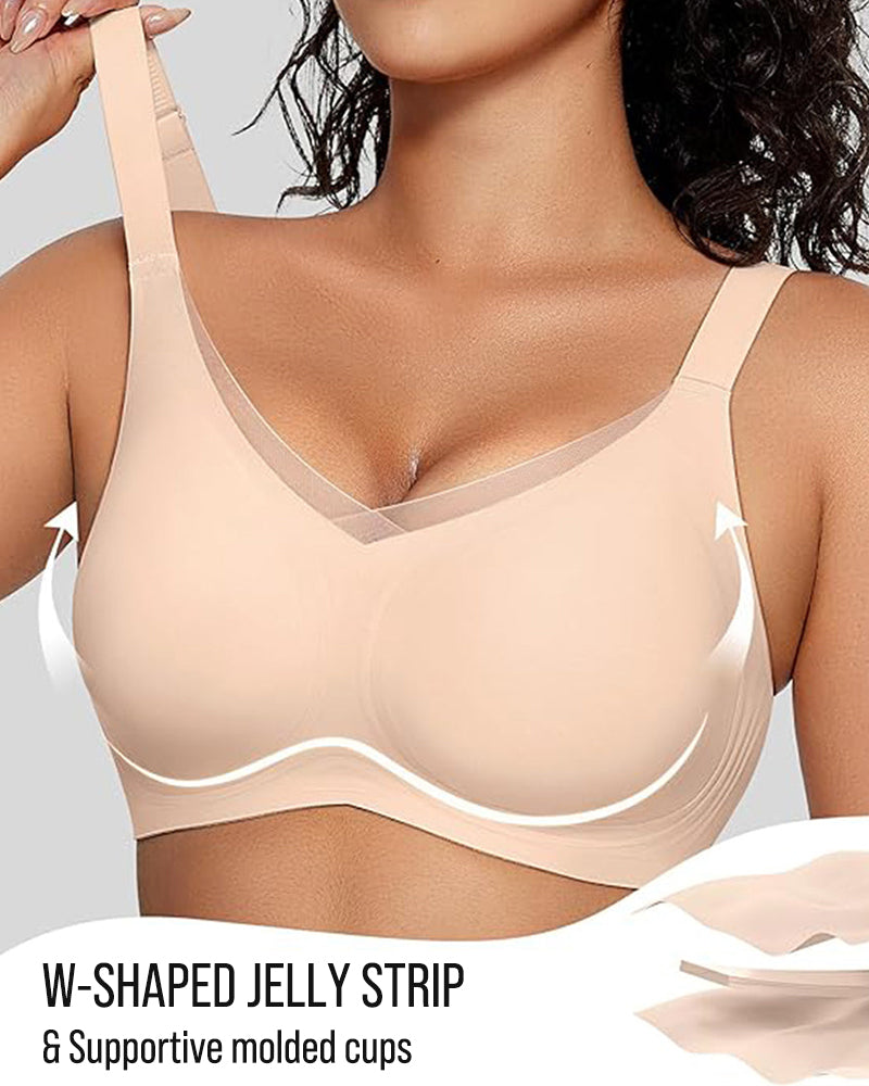 Smoothing Full Coverage Mesh Wireless Bra