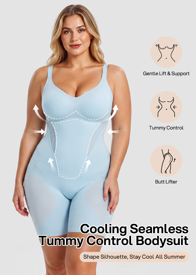 Ultra-Thin Tummy Control Butt Lifter Seamless Body Shaper