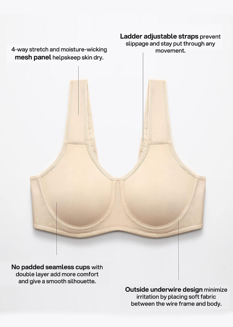 Max Control Outside-Wire High Impact Sports Bra