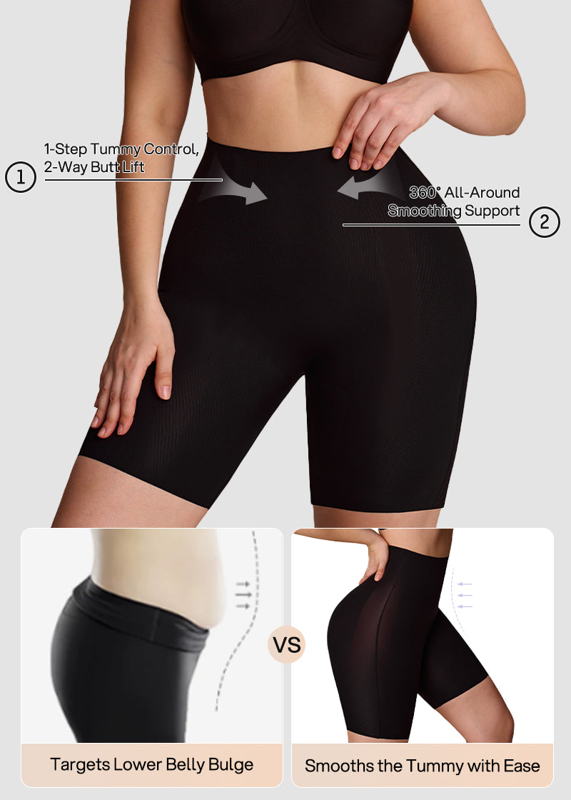 Cooling High-Waist Sculpting Shapewear Shorts