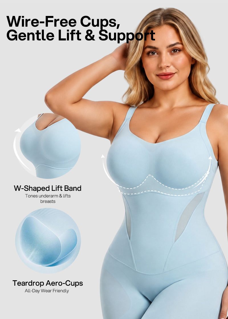 Ultra-Thin Tummy Control Butt Lifter Seamless Body Shaper