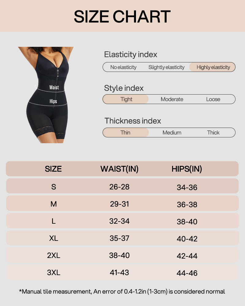 PowerMesh Deep V Bodysuit Shapewear