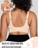Smoothing Full Coverage Mesh Wireless Bra