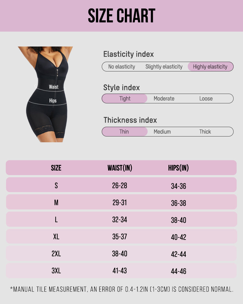 PowerMesh Deep V Bodysuit Shapewear