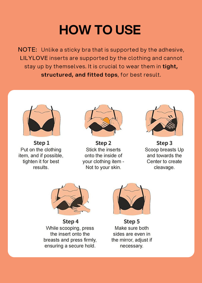 Instant Boost Breast Lift Sticky Insert Pads