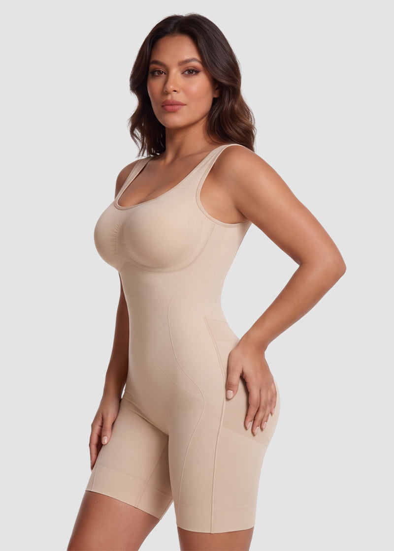 Tummy Control Butt Lifter Faja Bodysuit – Back Support Shapewear